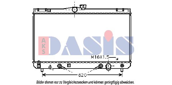 AKS DASIS Radiators, Motora dzesēšanas sistēma 210196N